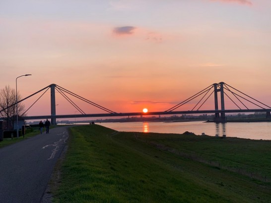 Slapen op de Waal