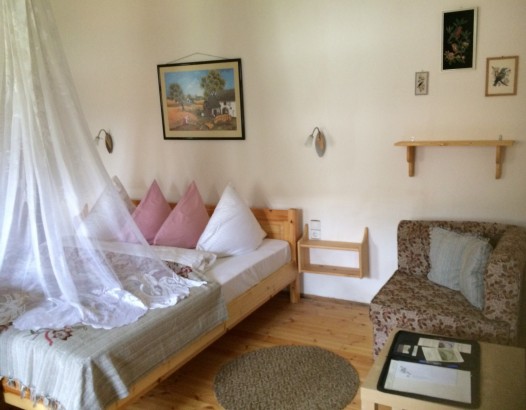 Farmotel Stefania - Suite: huge bedroom + dining room + furnished balcony