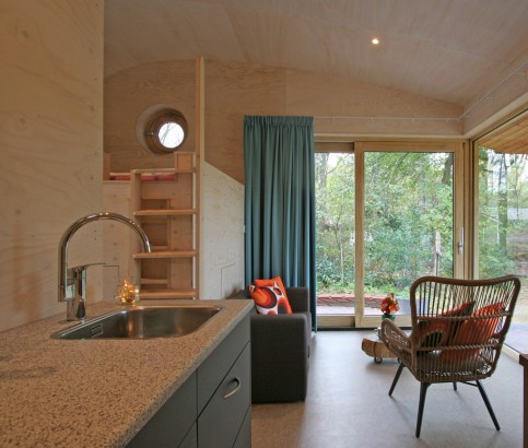 De Roek Vakantiebungalows - Tiny house Libelle